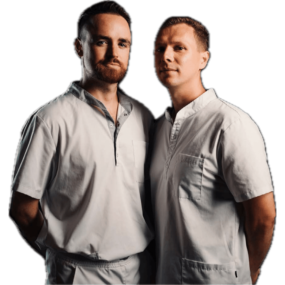 Das Künstlerduo BASSMASSAGE